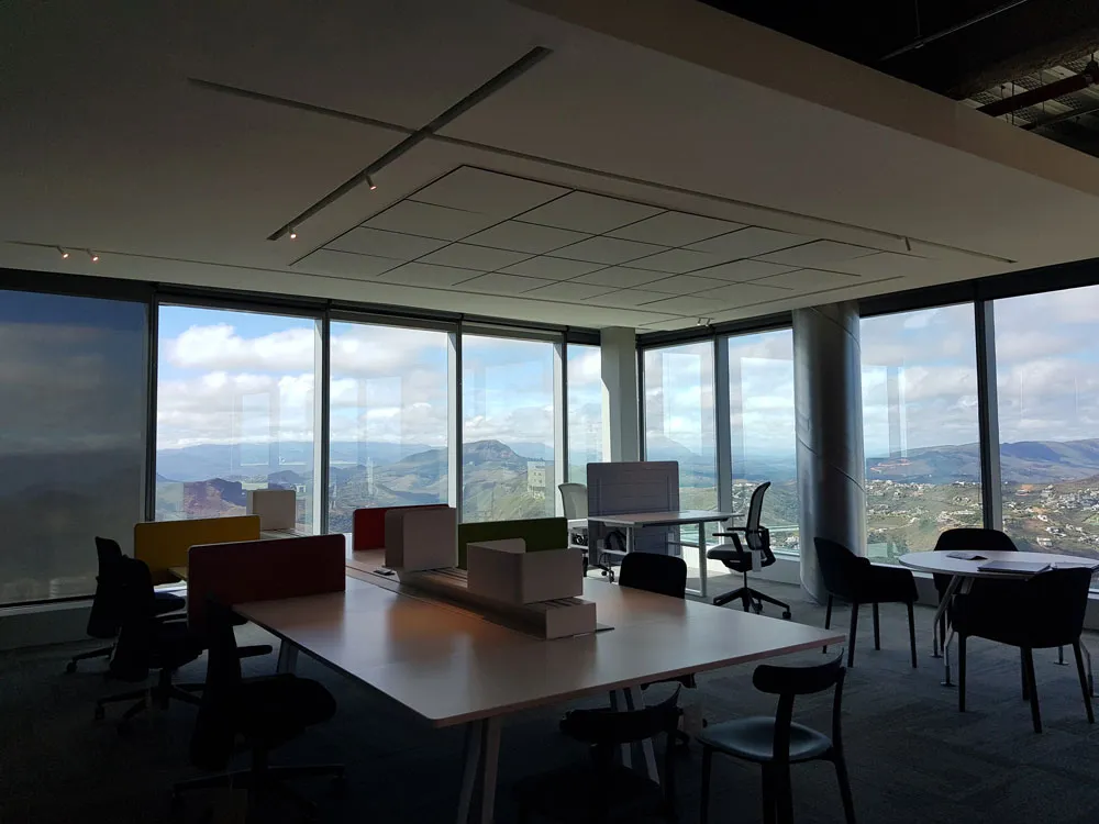 Vista panorâmica do edifício