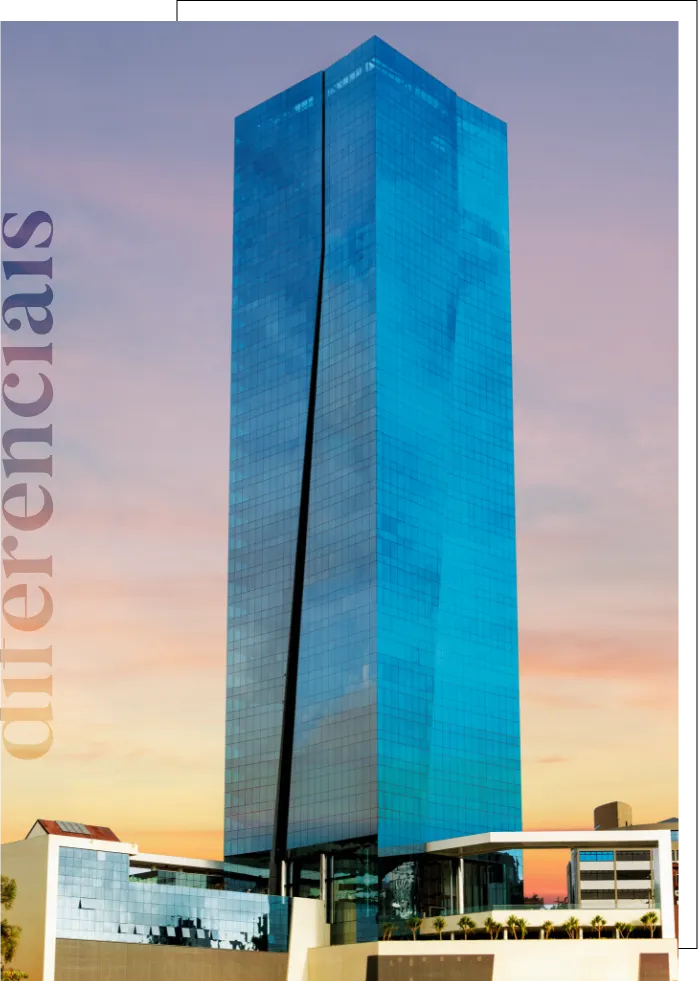 Interior das lajes corporativas do Concórdia